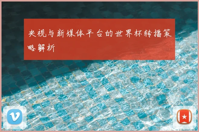 央视与新媒体平台的世界杯转播策略解析