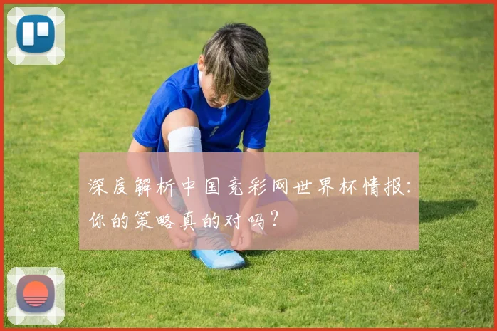 深度解析中国竞彩网世界杯情报:你的策略真的对吗?